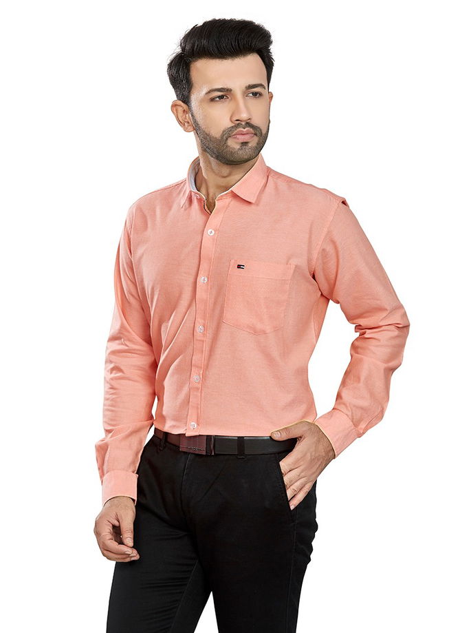 Outluk 1419 Oxford Cotton Regular Wear Mens Shirt Collection